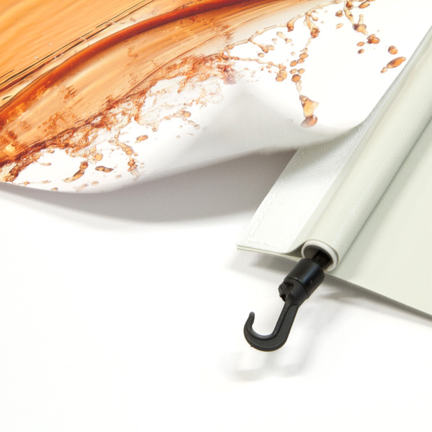 Wechselbare PVC Frontplane Detailansicht