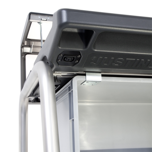 Transport box close-up